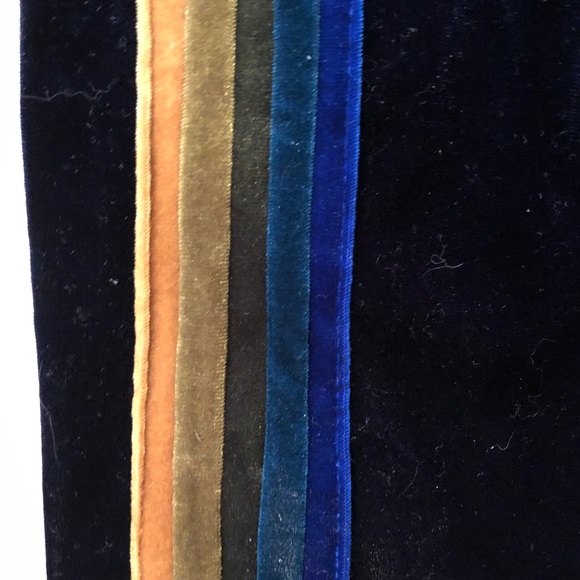 Aviator Nation pants in navy striped velvet. Sz. S - Picture 3 of 3